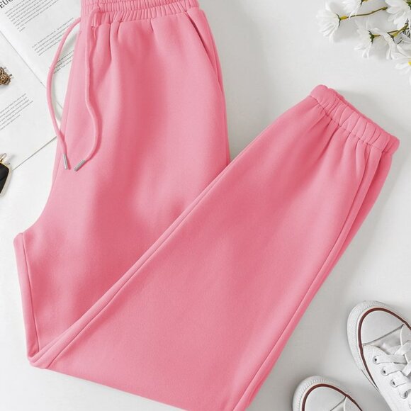 NWT Athleisure Pink Sweatpants Working drawtrings & pockets Youth sizes - Picture 3 of 4